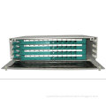 Stainless Steel + Abs Rack Mounting St, Lc Adaptors, 12 Ports Fiber Optic Odf (48core)
